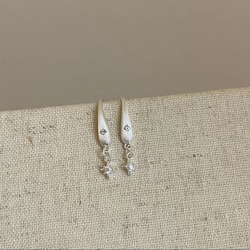 Tahani Brushed Starburst Earrings