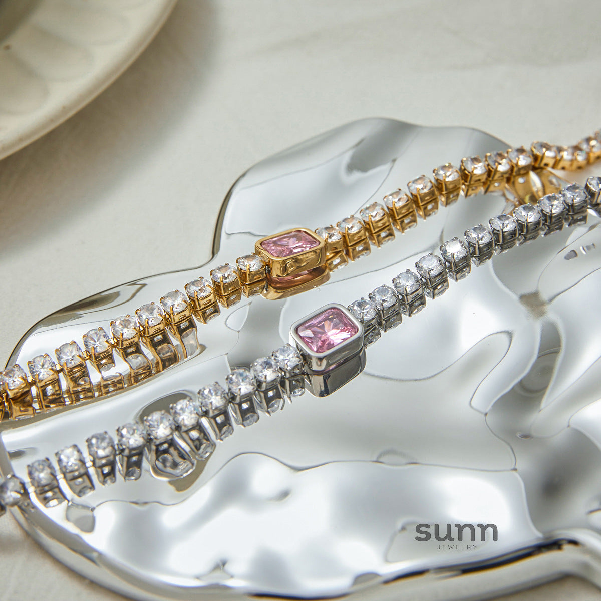 Tahari Layered Zircon Bracelets [R50LBGSE]