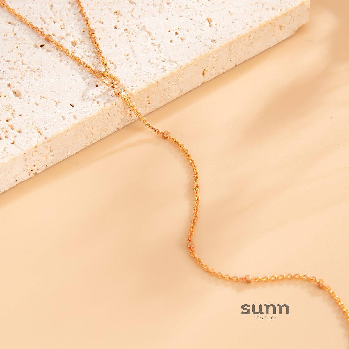 Tahiry Layered Rhinestone Hand Chain [9DNB7COS]