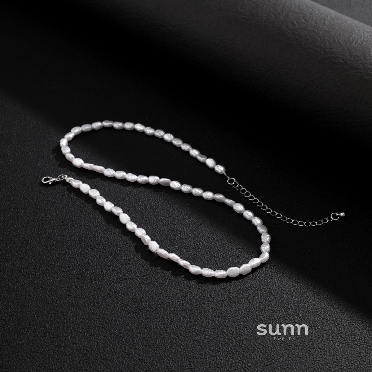 Tahiry Men's Baroque Pearl Necklace [3J2Y8GKH]
