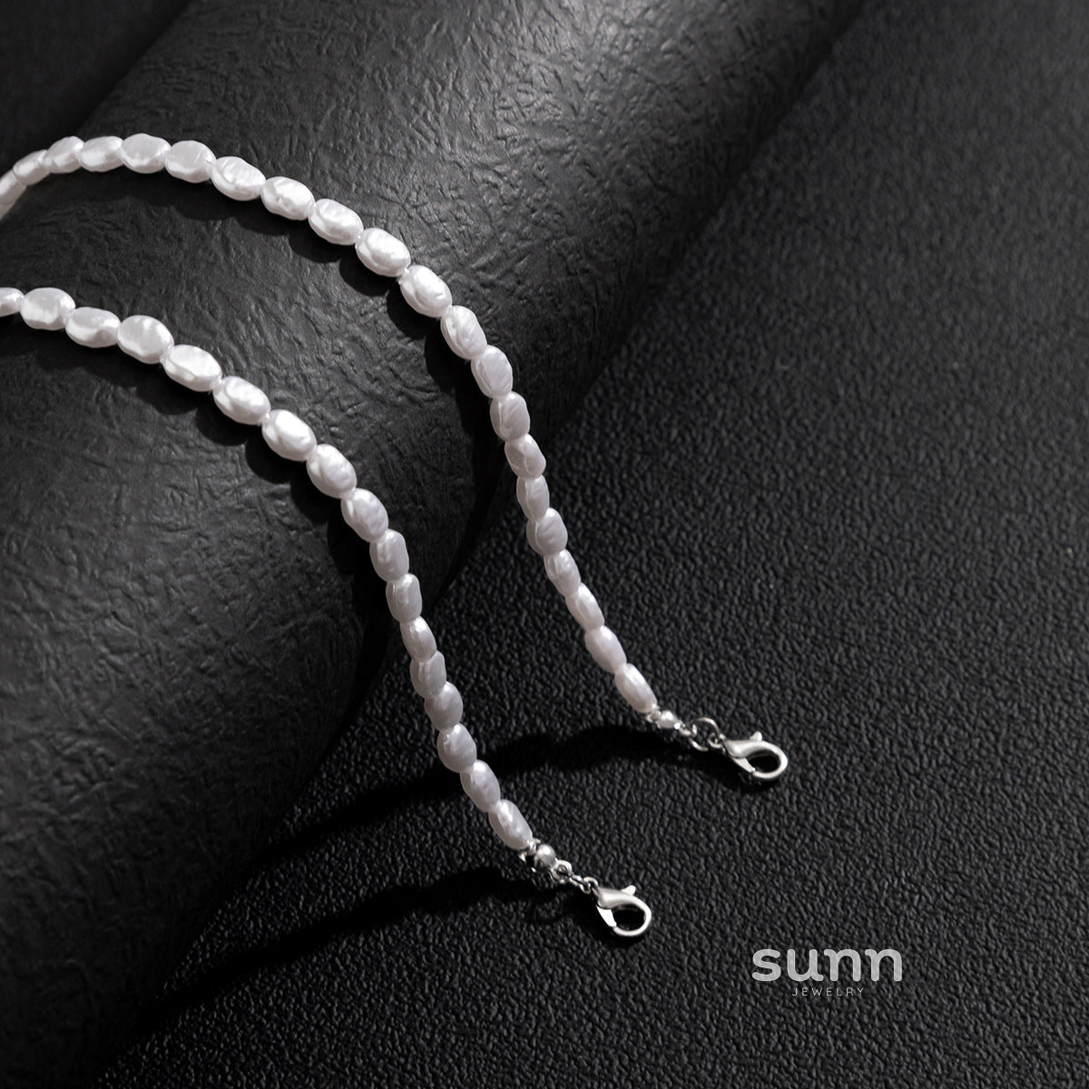 Tahiry Men's Baroque Pearl Necklace [8C8GQDEX]