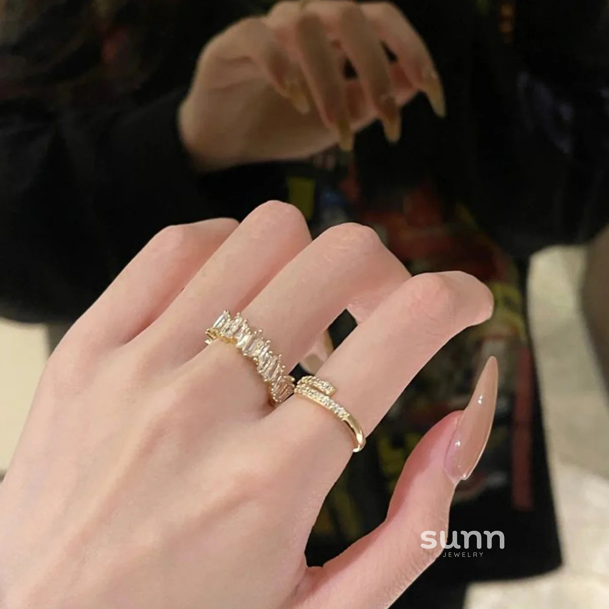 Tahiry Rose Gold Open Ring