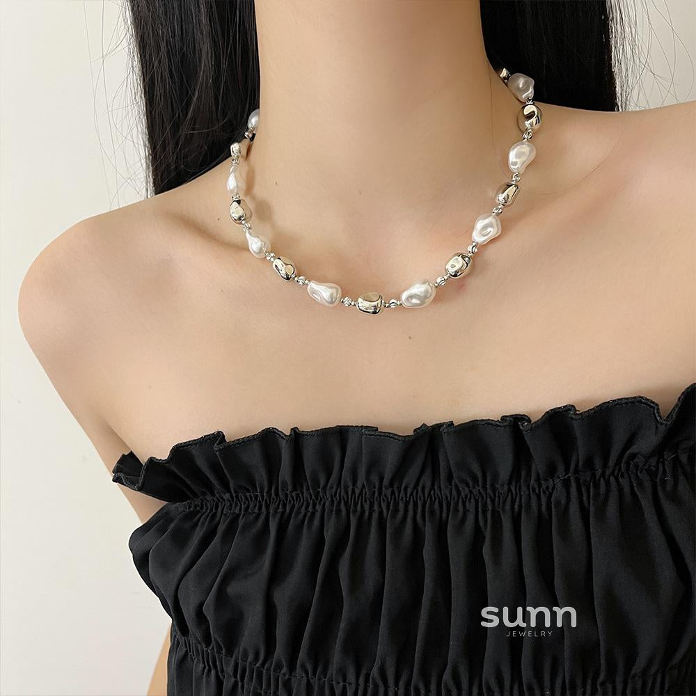 Taina Baroque Pearl Necklace [GCZT63BJ]