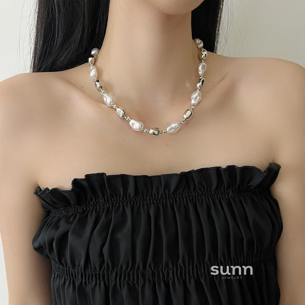 Taina Baroque Pearl Necklace [8D8HILPK]