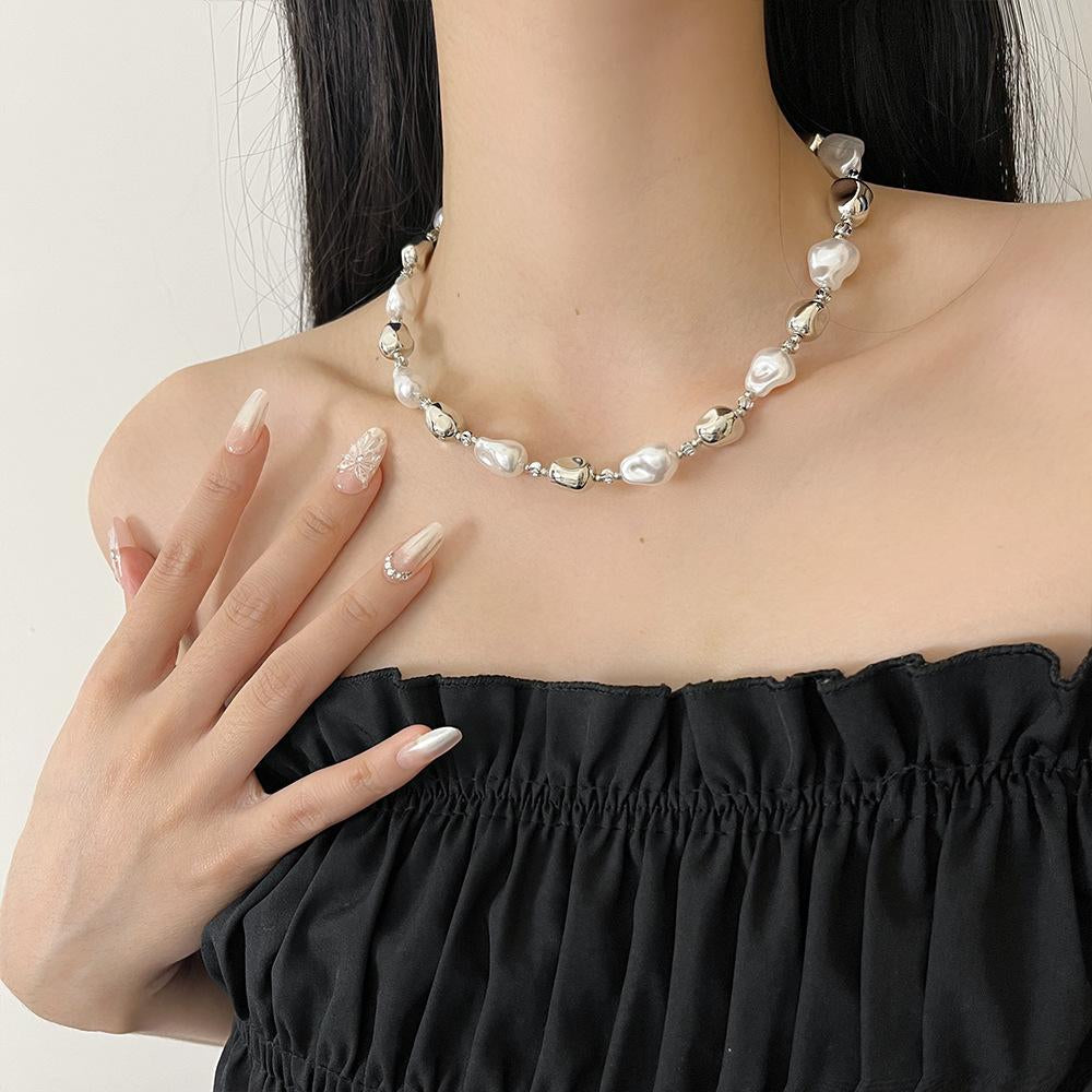 Taina Baroque Pearl Necklace [39YHLEOW]