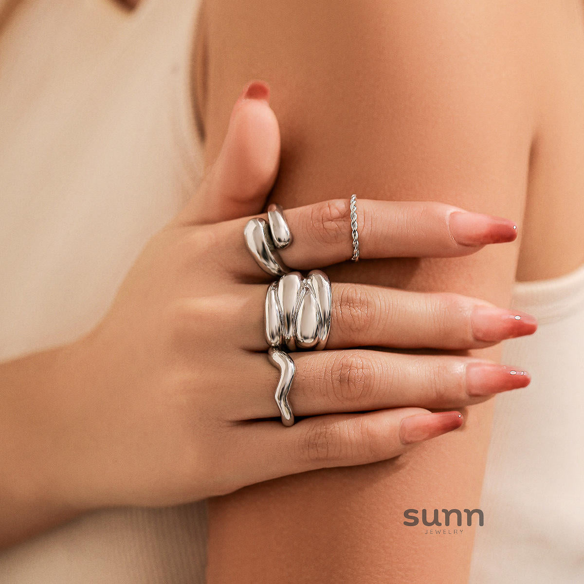 Taishmara Stackable Ring Set [52IDRDLF]