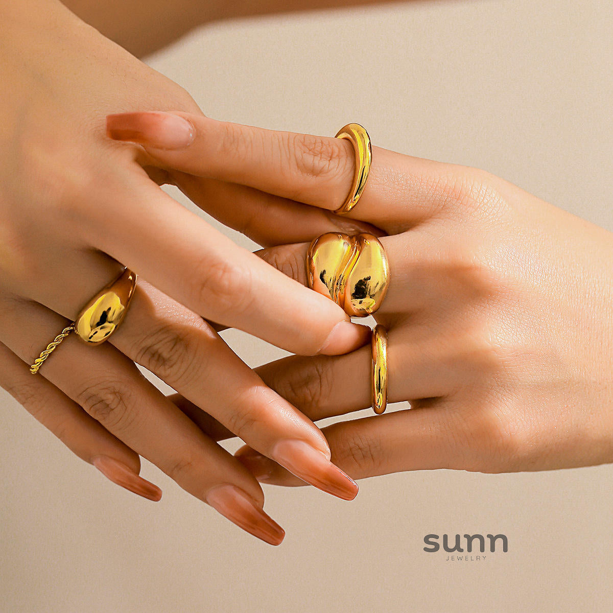 Taishmara Stackable Ring Set [TBFE74BL]