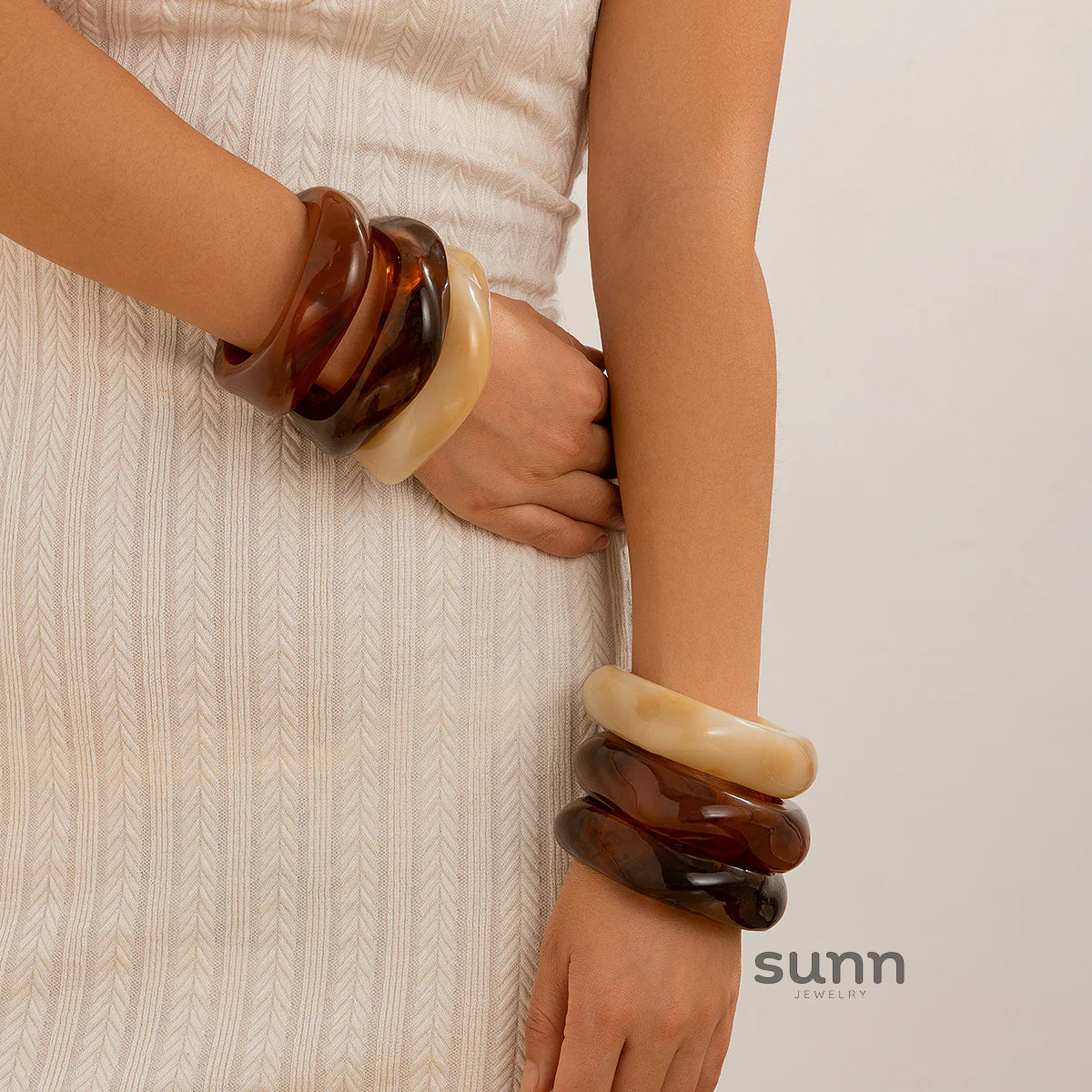 Takiyah Irregular Acrylic Bracelet