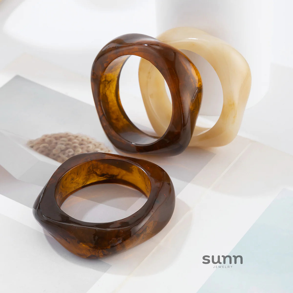 Takiyah Irregular Acrylic Bracelet