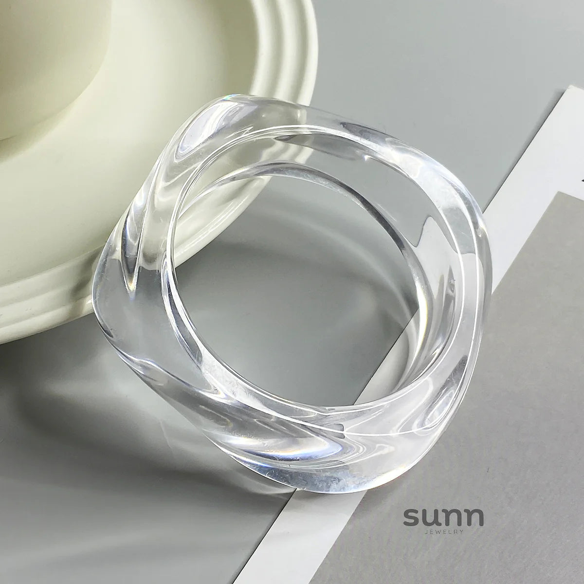 Takiyah Irregular Acrylic Bracelet