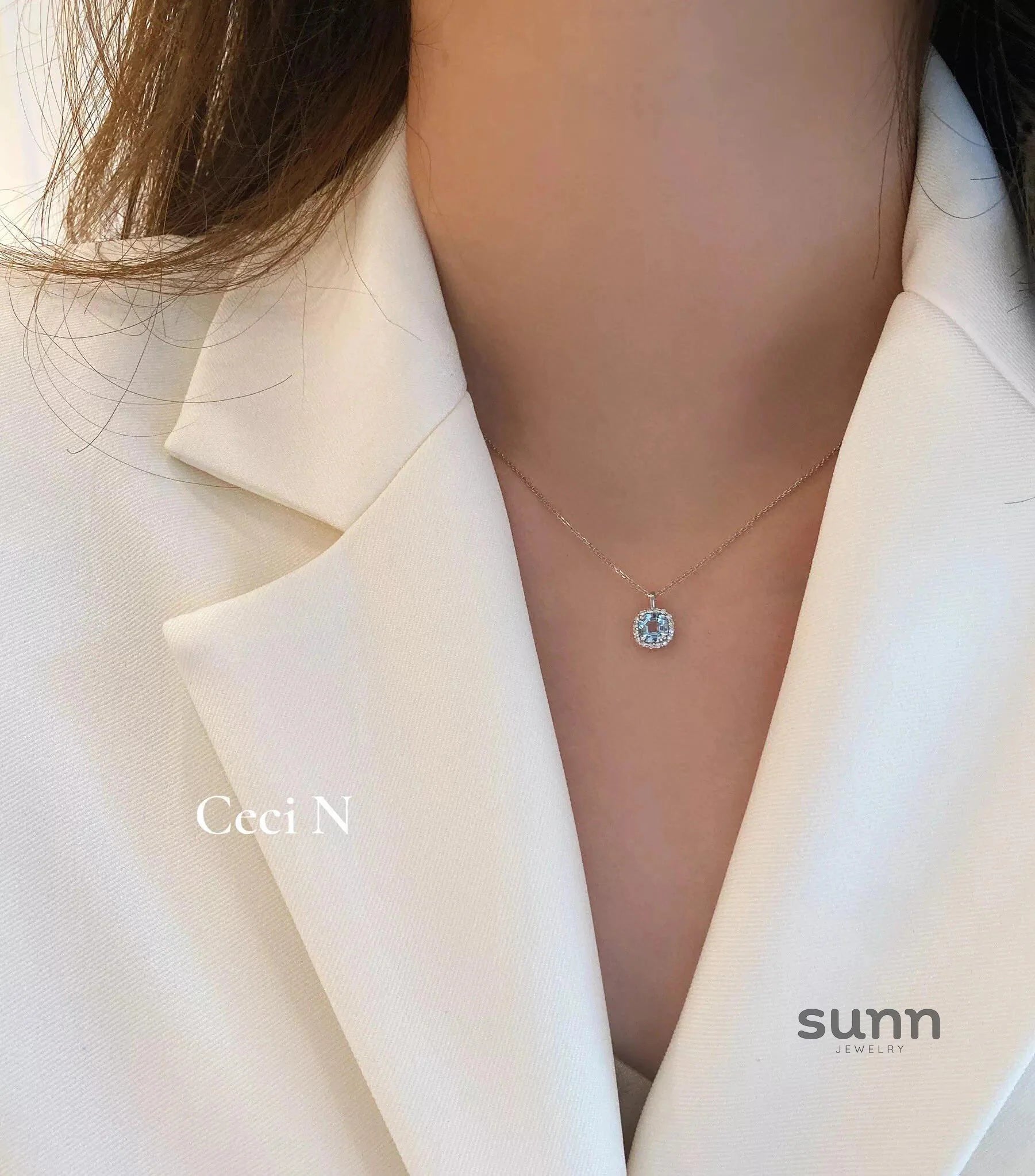 Takiyah Ocean Blue Star Necklace