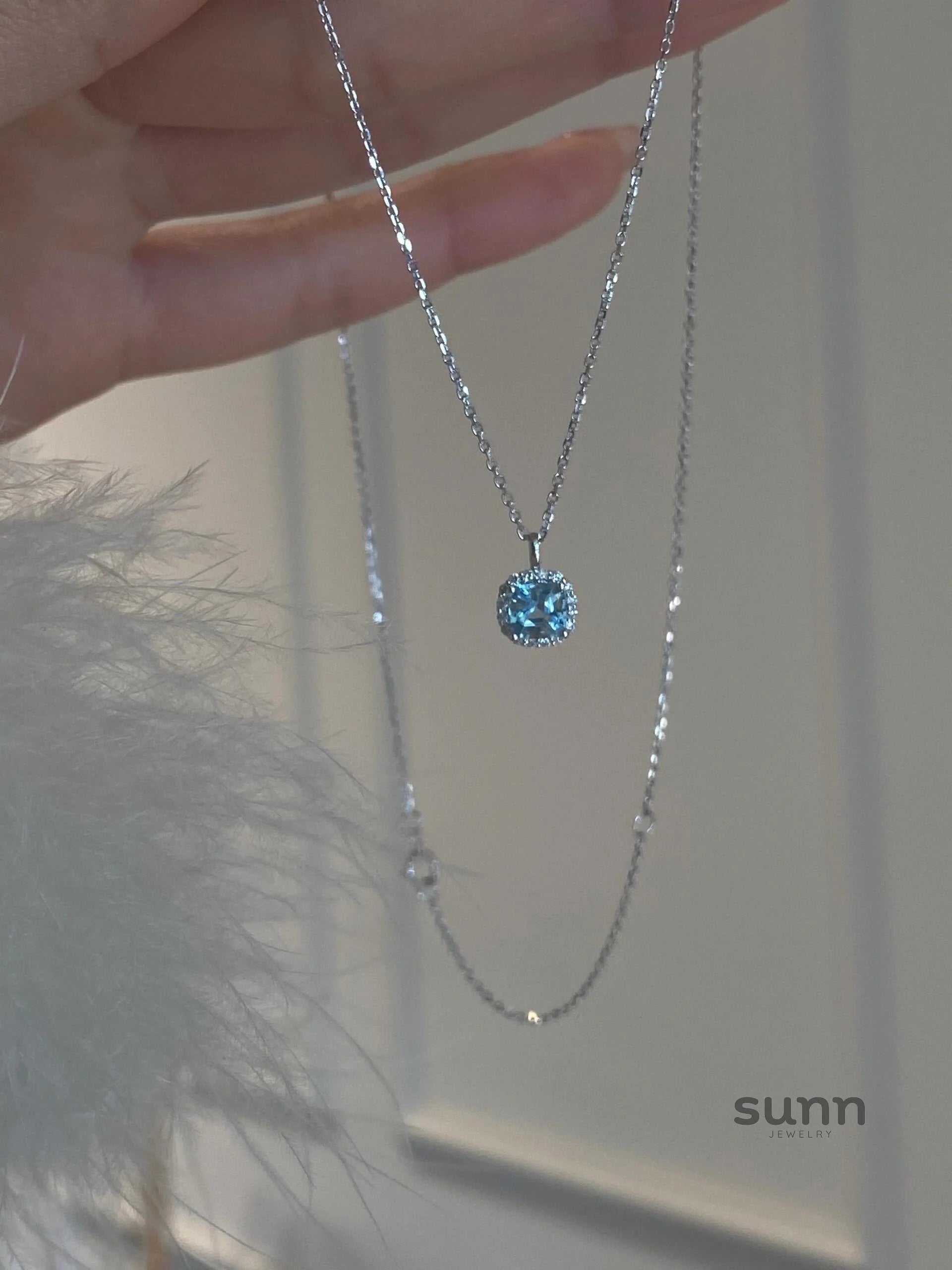 Takiyah Ocean Blue Star Necklace
