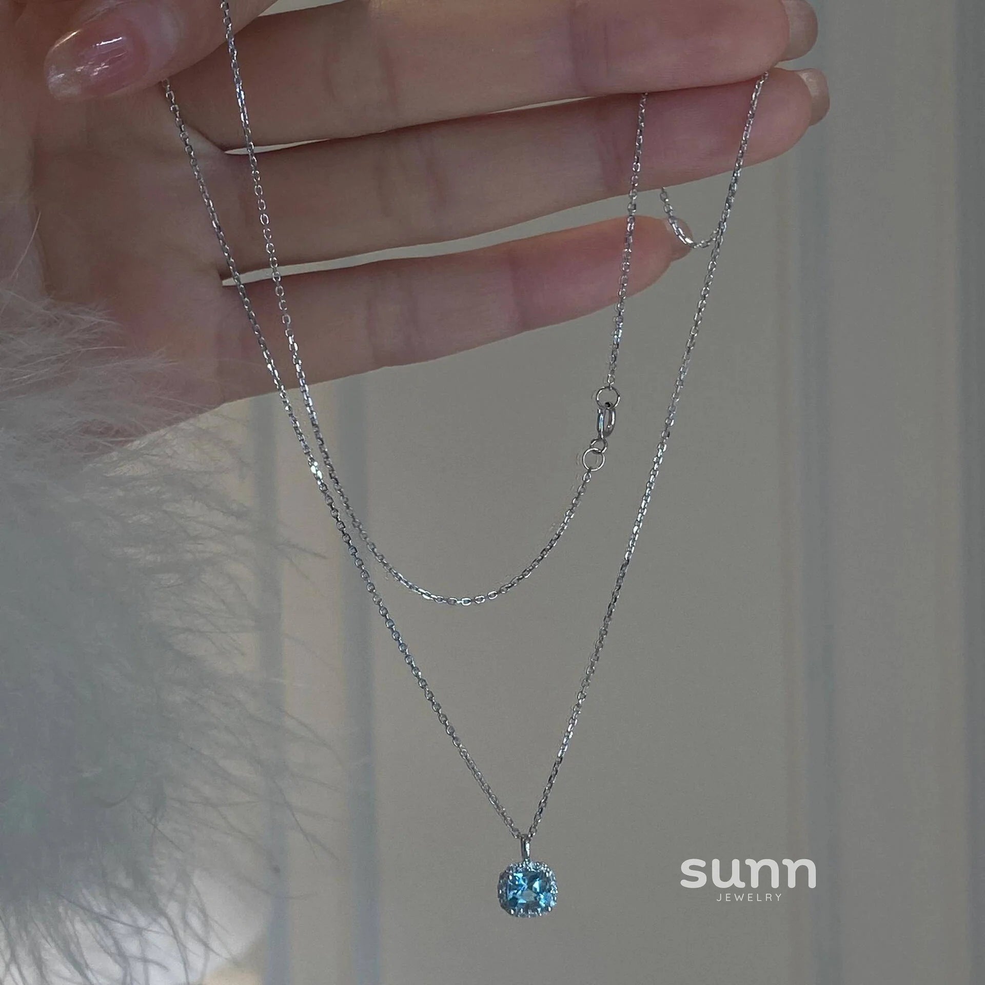 Takiyah Ocean Blue Star Necklace