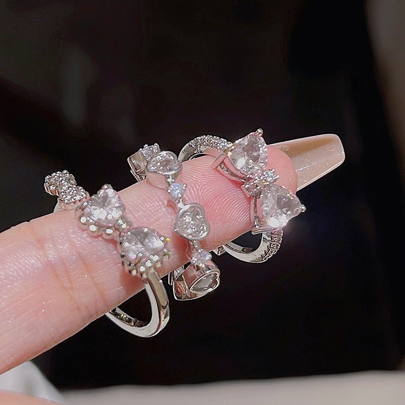 Talia Delicate Butterfly Ring Set [S4GRLTP0]