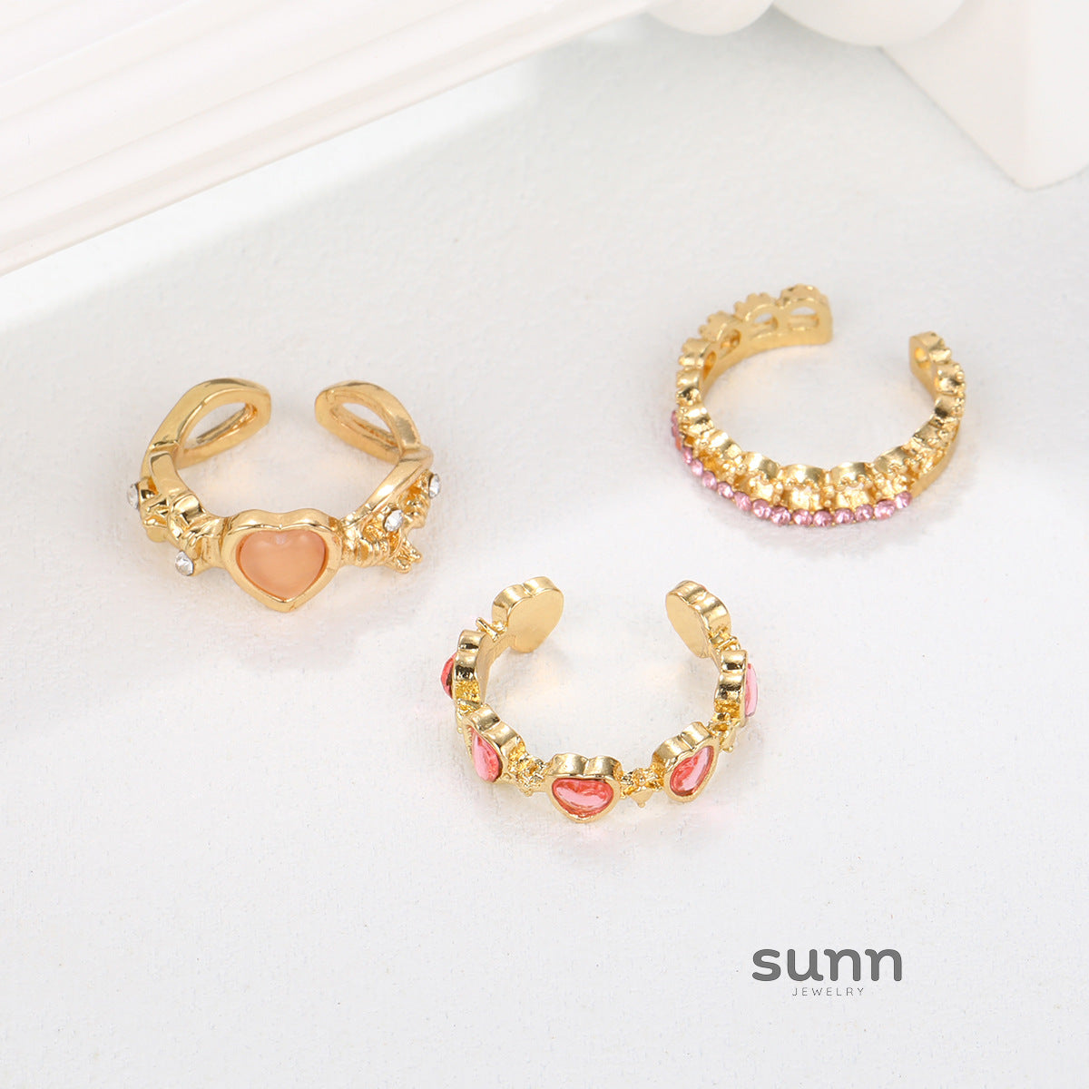 Talia Delicate Butterfly Ring Set [RXNBKO79]