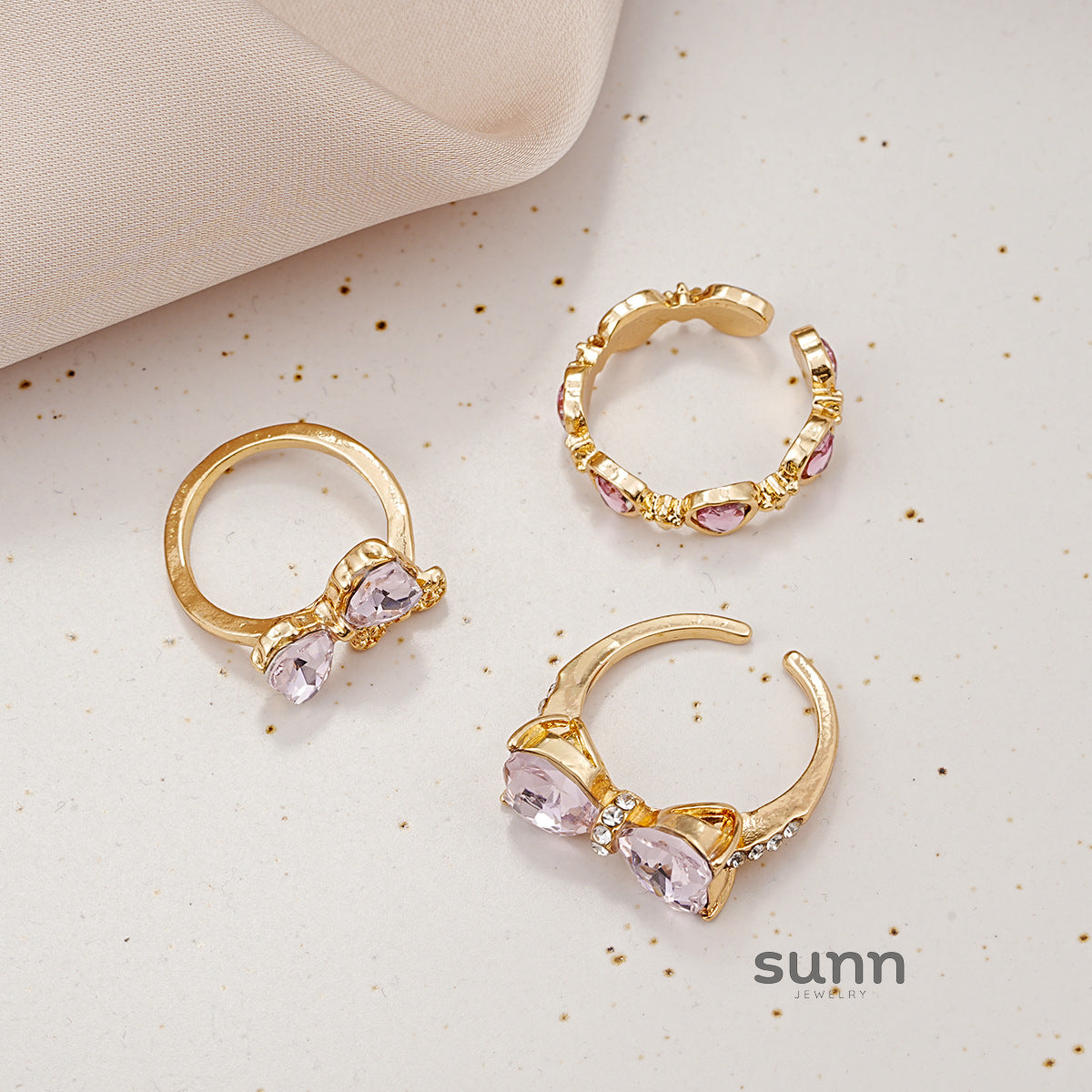 Talia Delicate Butterfly Ring Set [AXUGO5J7]