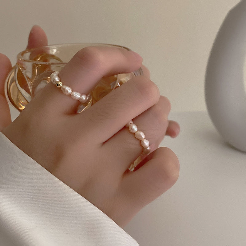 Talitha Gold Pearl Ring [8KPMW2BZ]