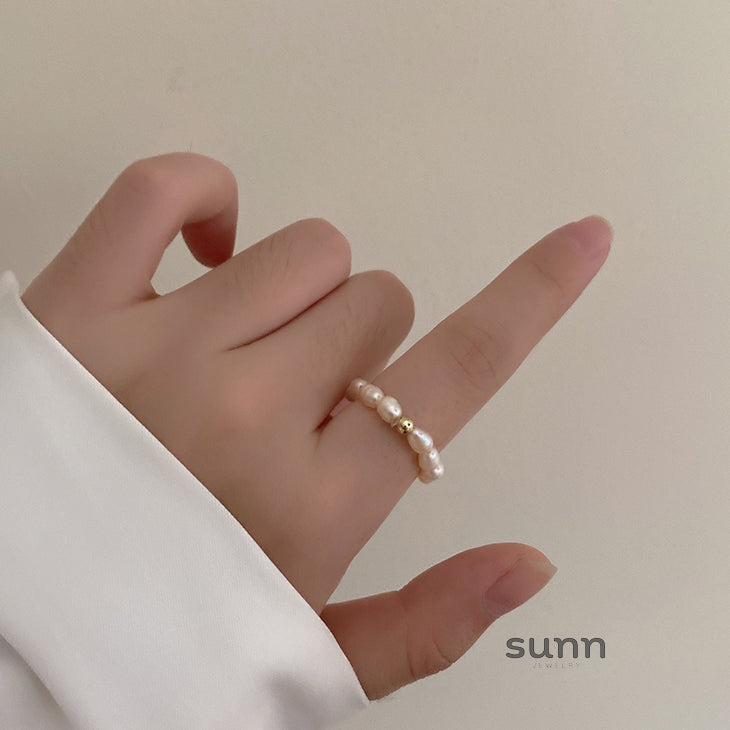Talitha Gold Pearl Ring [3CYXKKM2]