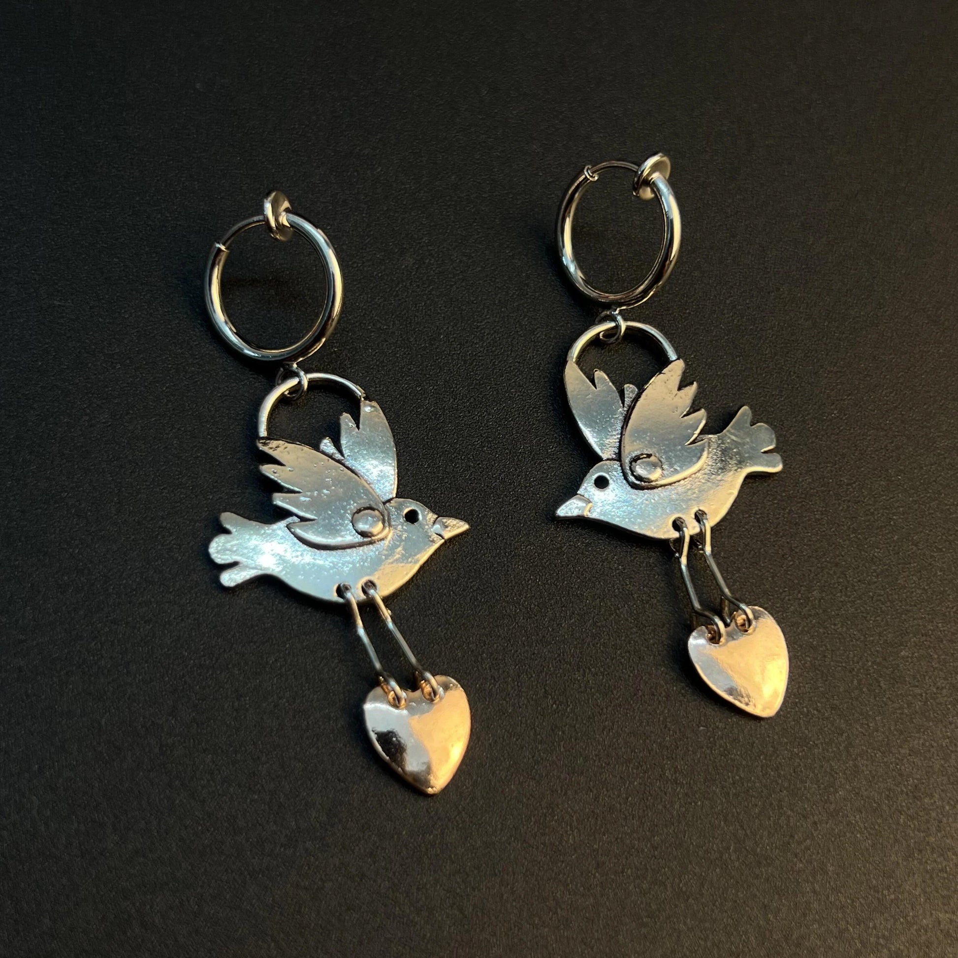 Taliya Celestial Pigeon Stud Earrings