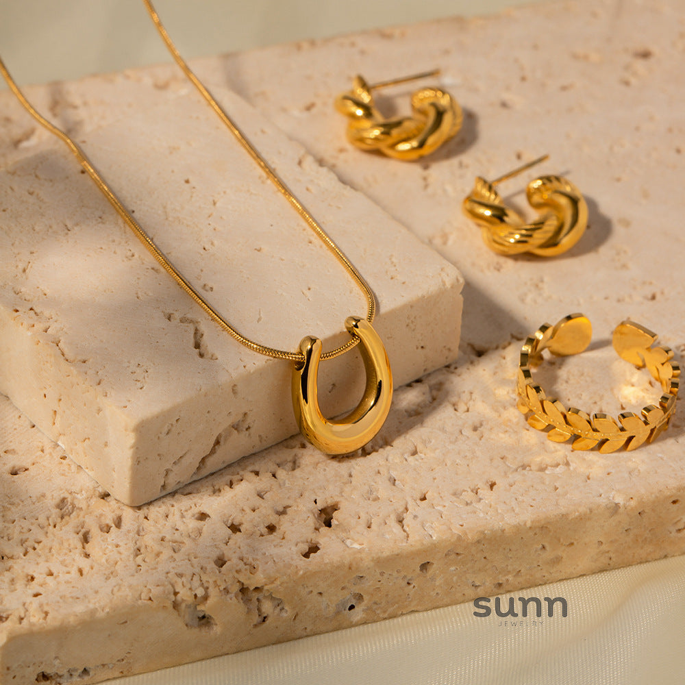 Tallulah Layered Asymmetric Necklace [BL54DBO8]