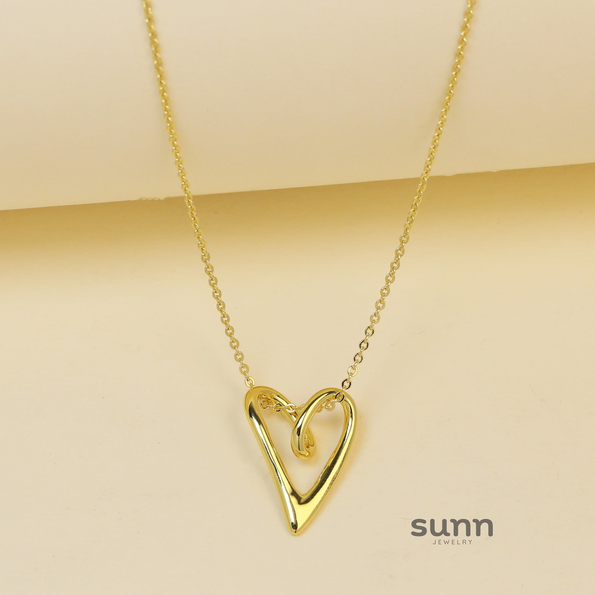 Talulah Glossy Heart Necklace [1QIOUA5A]