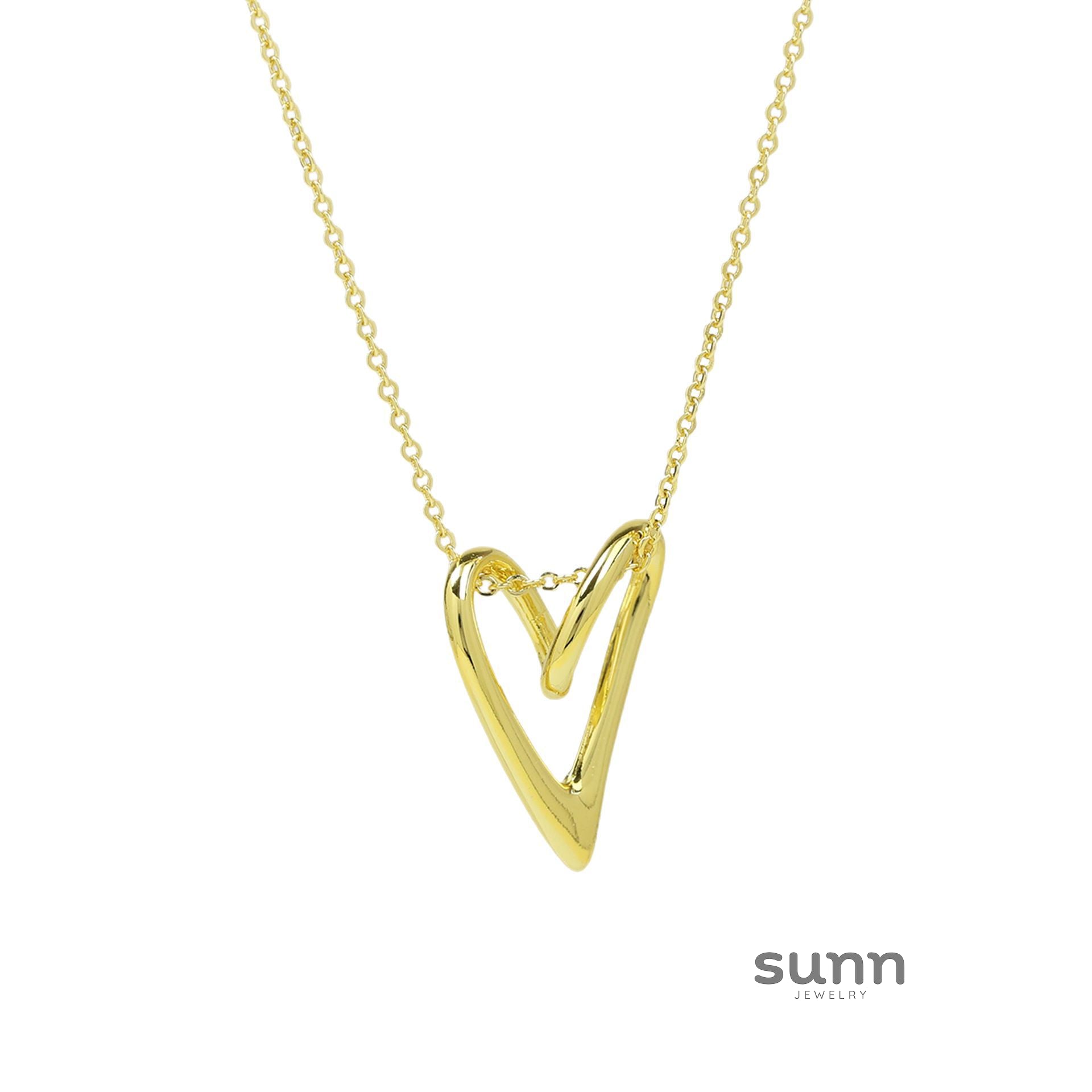 Talulah Glossy Heart Necklace [Y5DGWG4Q]
