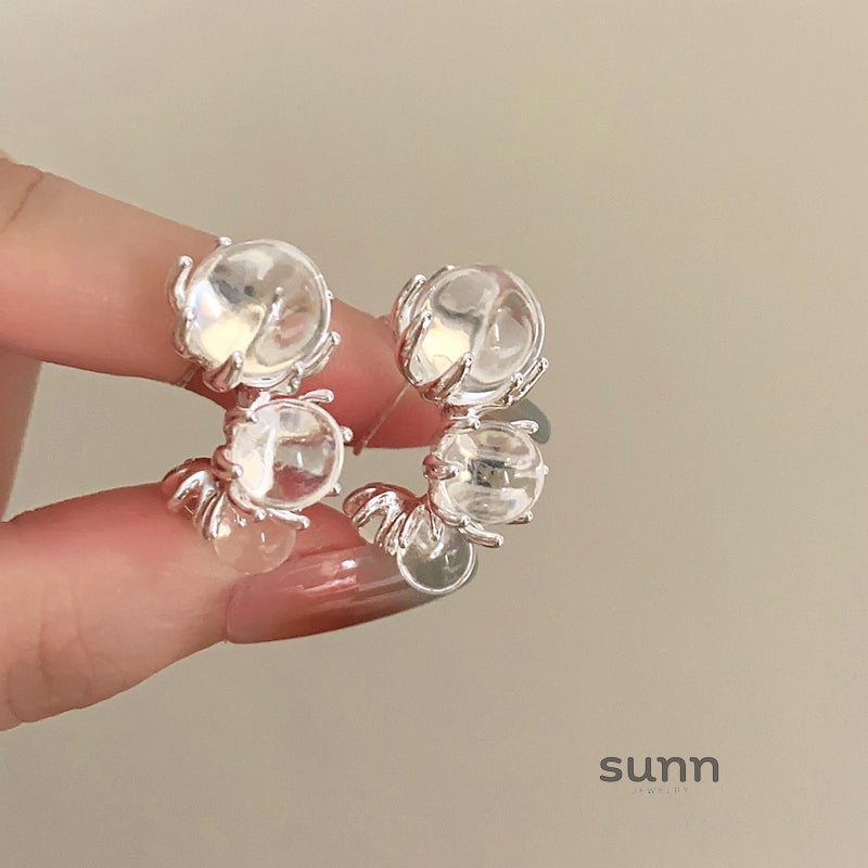 Talulah Gradient Glass Hoops [ADU0EZ6F]