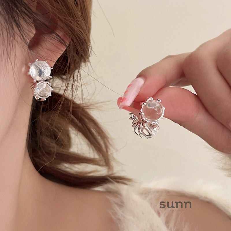 Talulah Gradient Glass Hoops [VDAADPQC]