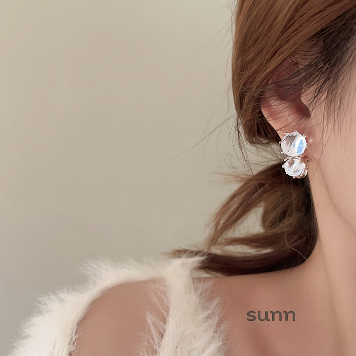Talulah Gradient Glass Hoops [5M5GECZD]