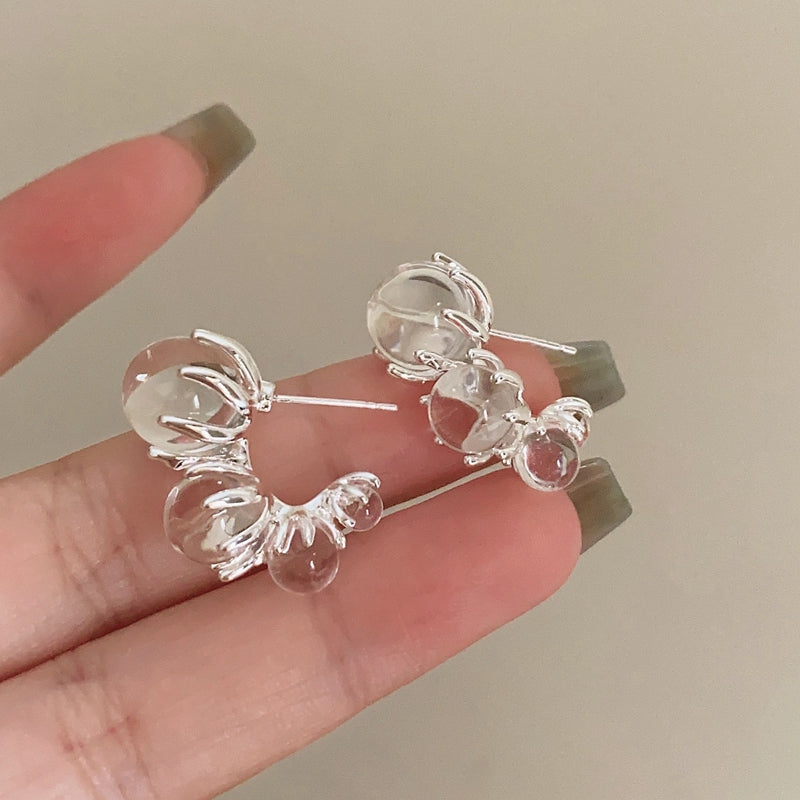 Talulah Gradient Glass Hoops [IRC0FHS7]