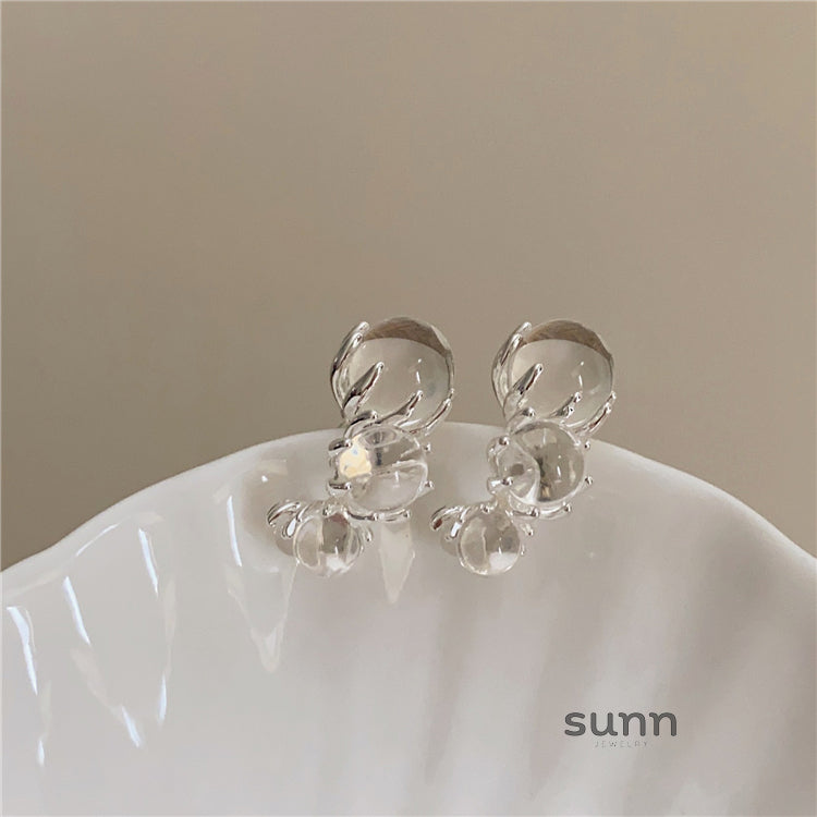 Talulah Gradient Glass Hoops [OLWUDCB1]