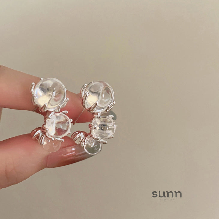 Talulah Gradient Glass Hoops [PZJB97JI]