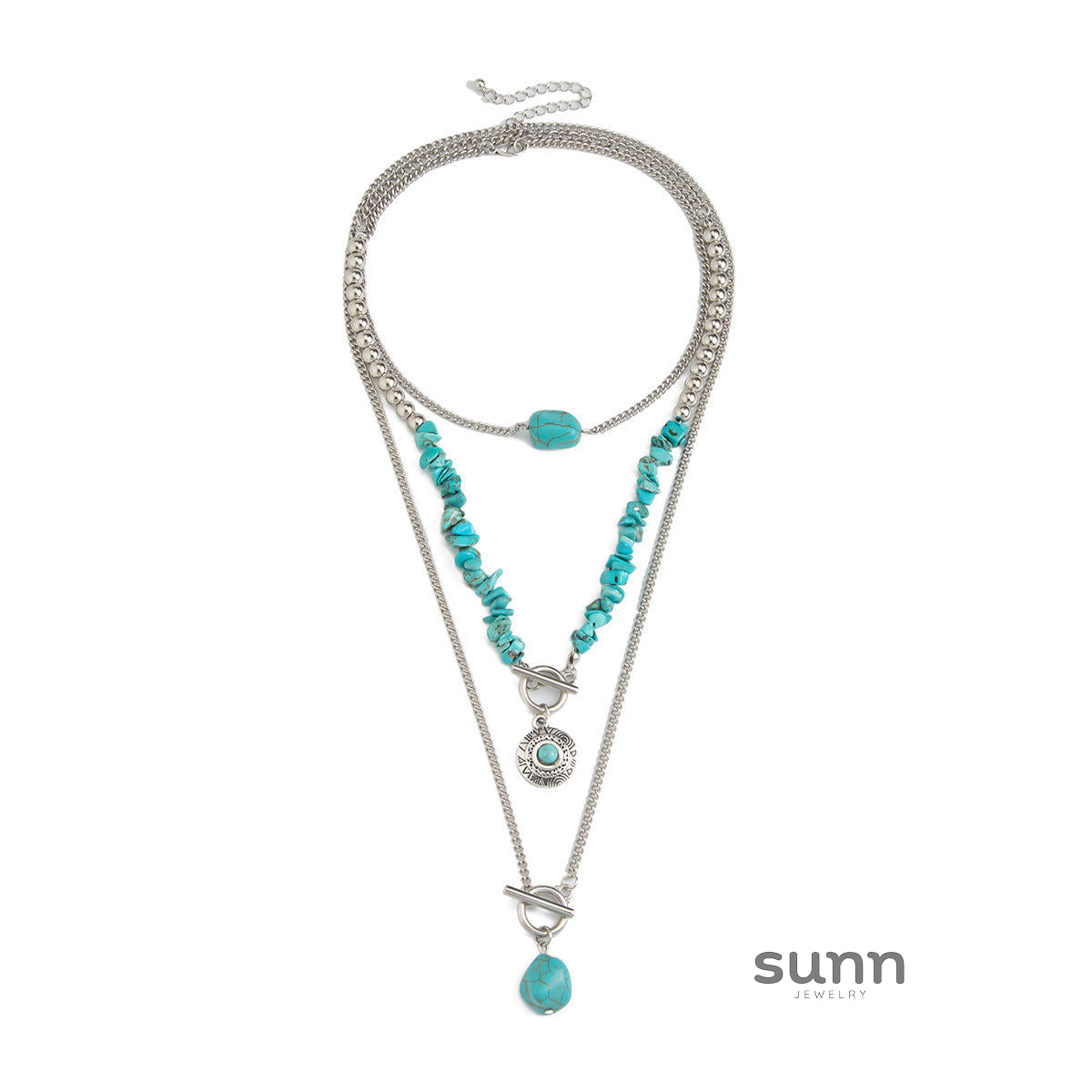 Tamara Layered Turquoise Necklace [VYY3CBQ3]