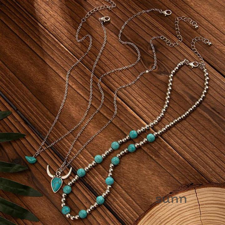 Tamara Layered Turquoise Necklace [R6IY760Q]