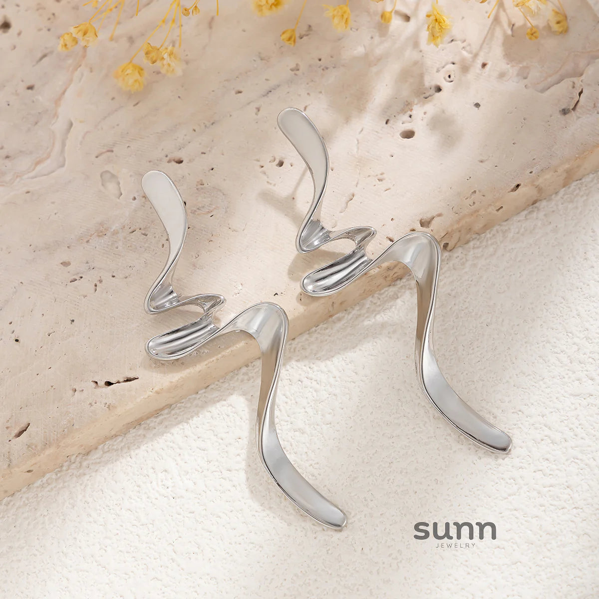 Tanaya Irregular Stud Earrings