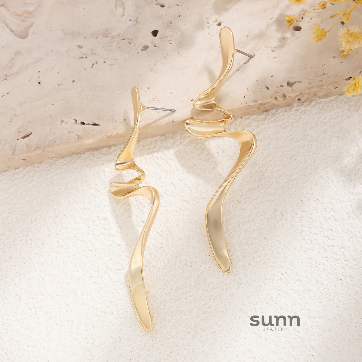 Tanaya Irregular Stud Earrings