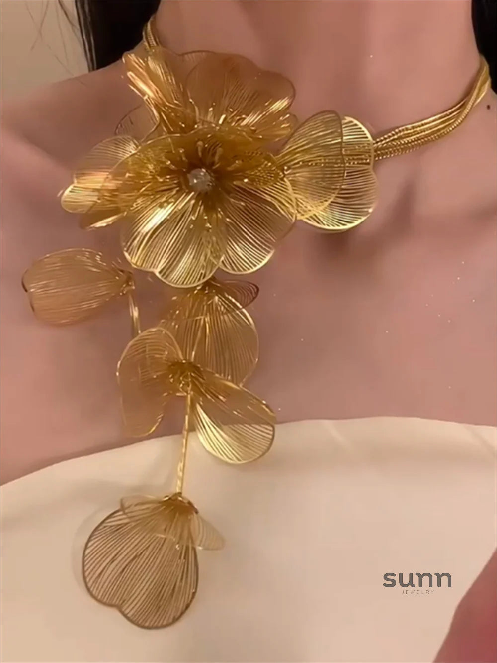 Tanisha Floral Tassel Jewelry