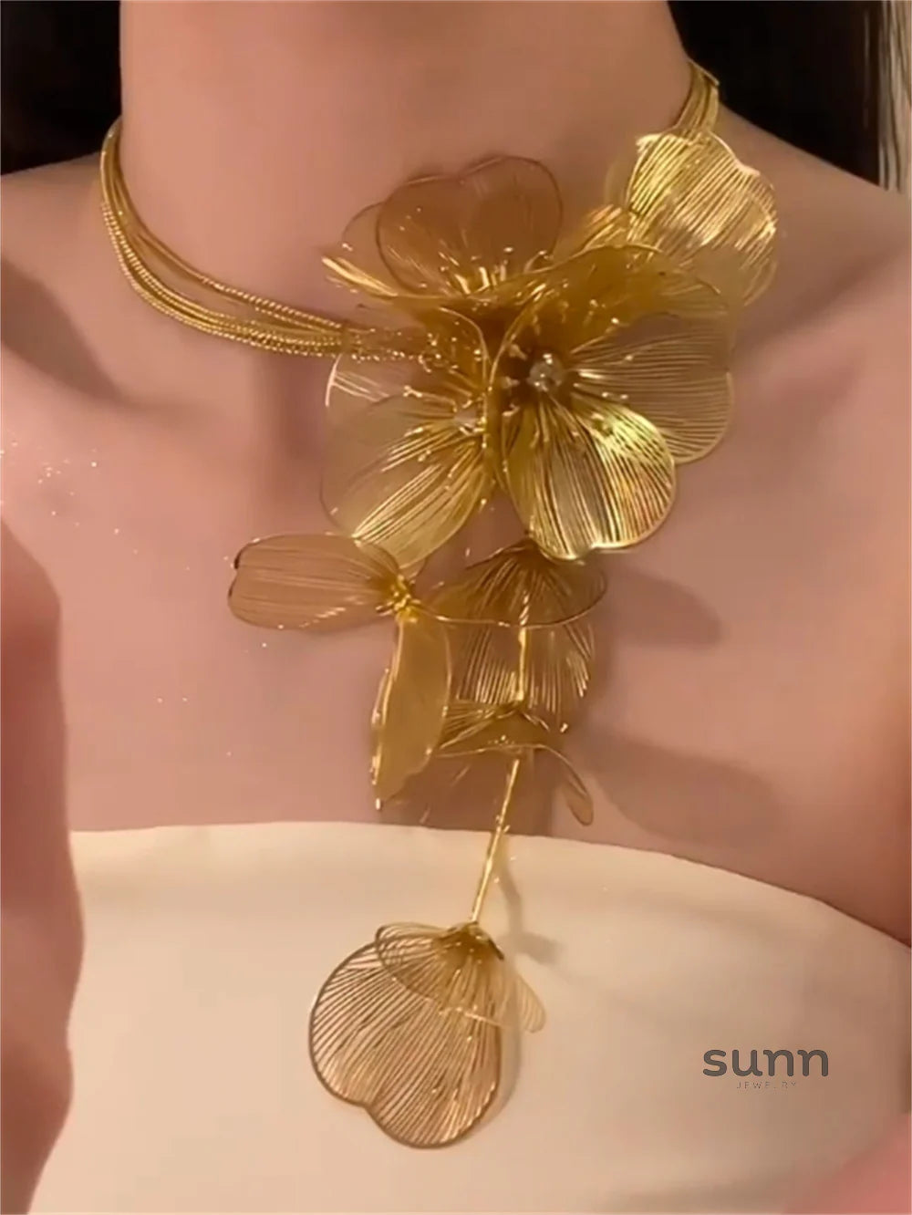 Tanisha Floral Tassel Jewelry