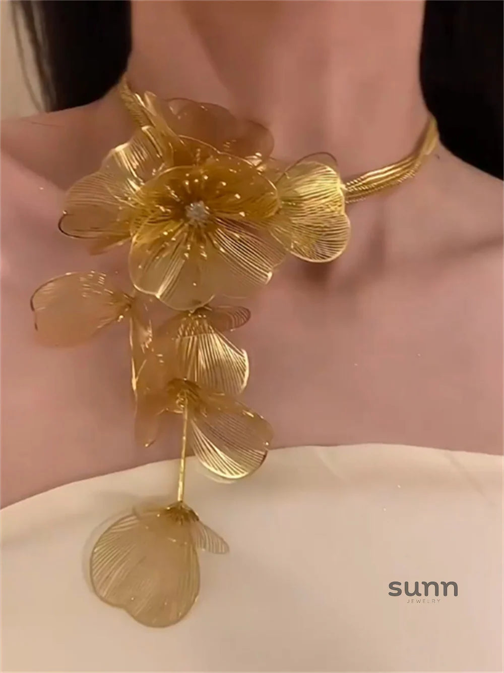 Tanisha Floral Tassel Jewelry