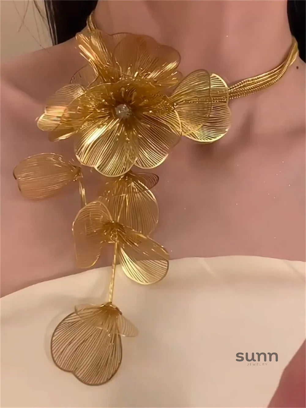 Tanisha Floral Tassel Jewelry