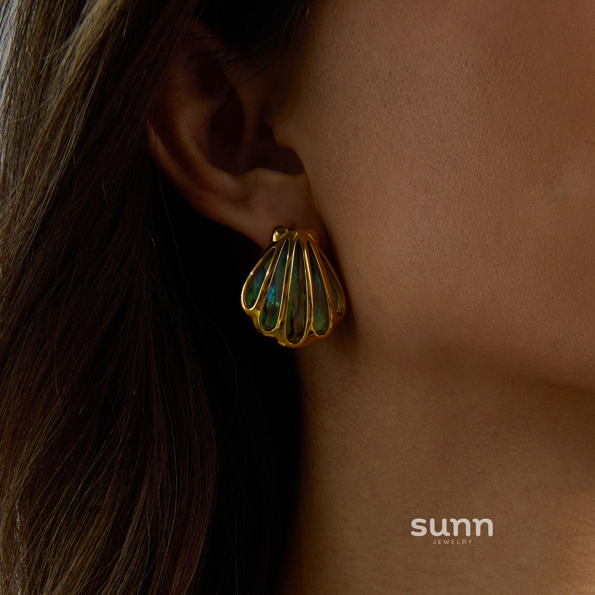 Tanishka Abalone Shell Jewelry Set [D2OJV4HN]