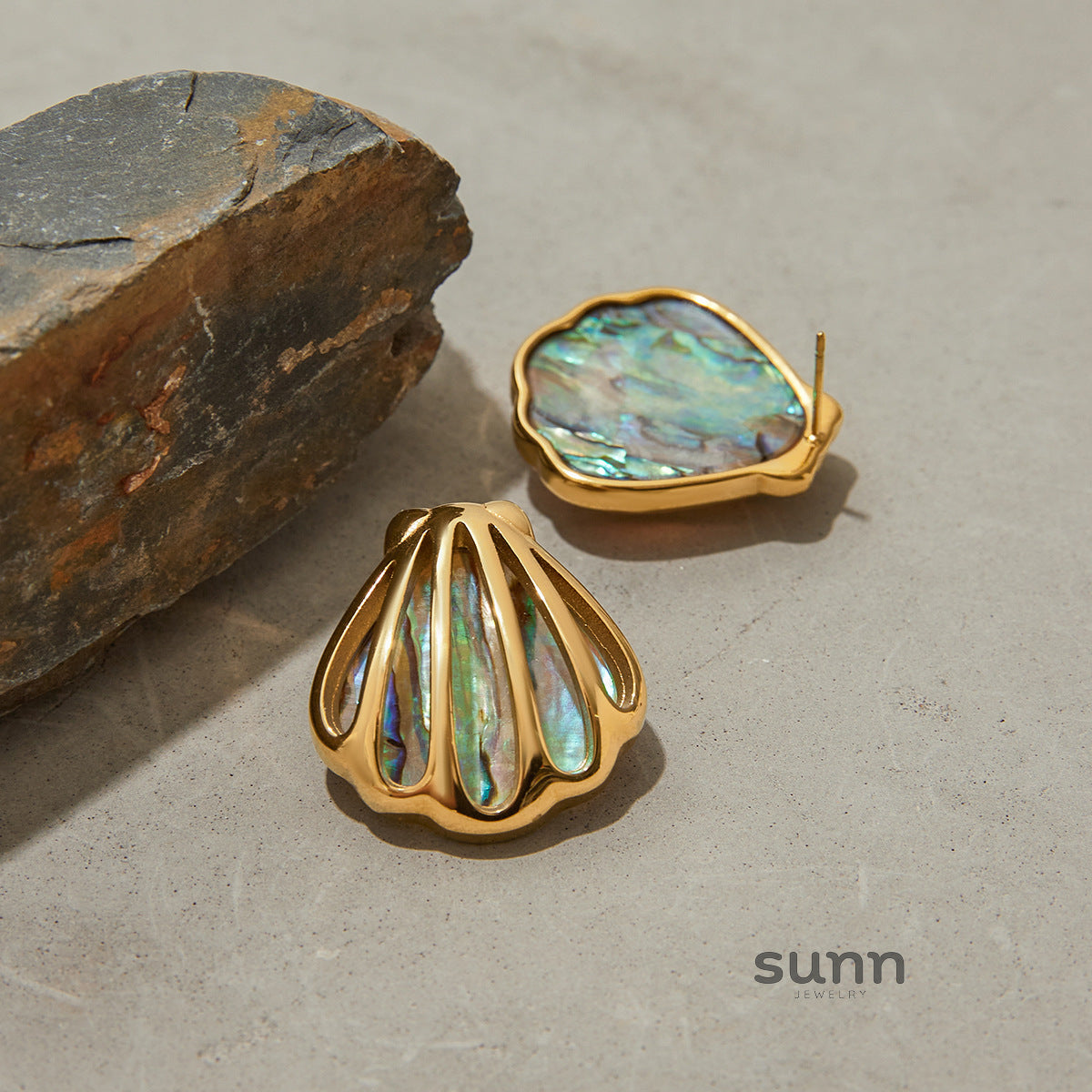 Tanishka Abalone Shell Jewelry Set [BTUU366P]