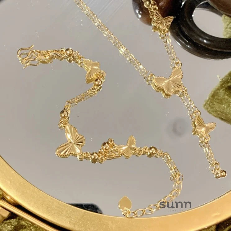 Taniyah Delicate Butterfly Charm Bracelet