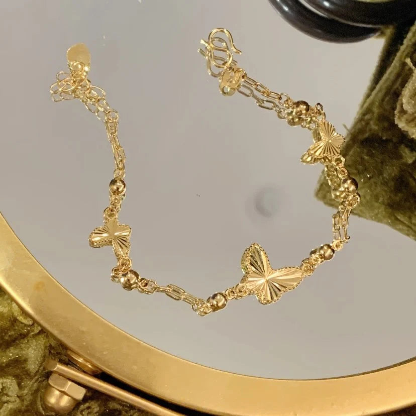 Taniyah Delicate Butterfly Charm Bracelet
