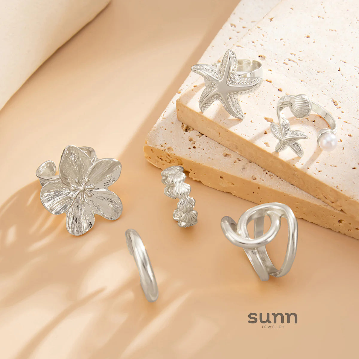 Taniyah Delicate Stackable Ring Set