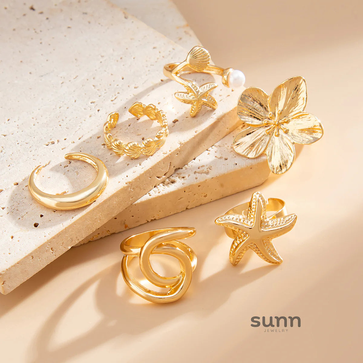 Taniyah Delicate Stackable Ring Set
