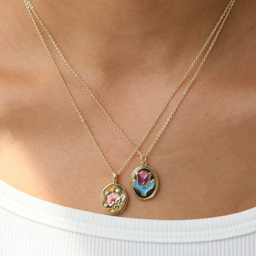 Taniyah Gilded Bloom Necklace [TXNEO7XV]