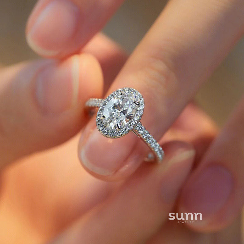 Tariyah Moissanite Oval Open Ring [VR8SE95N]