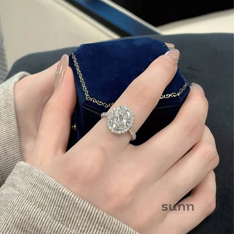 Tariyah Moissanite Oval Open Ring [TSZ22W48]