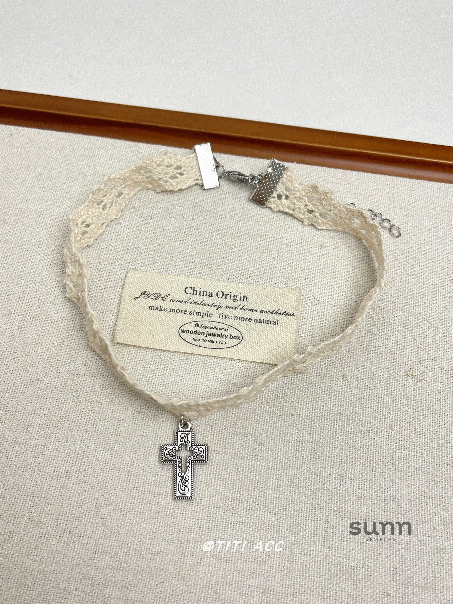 Tasha Layered Heart Cross Choker [9AN2TU90]